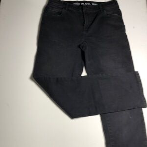 Place Black Chinos Straight-Leg Cotton Blend